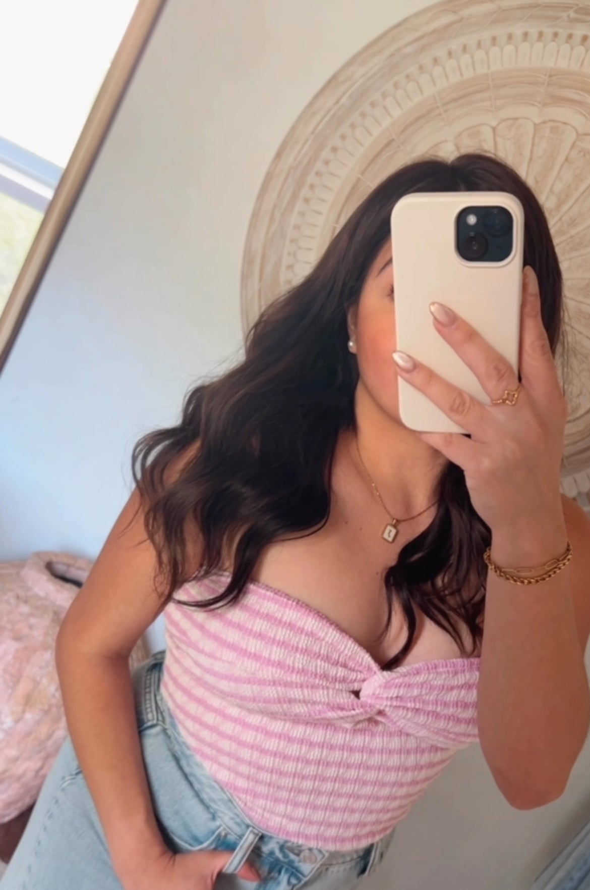 Lavender sweetheart top
