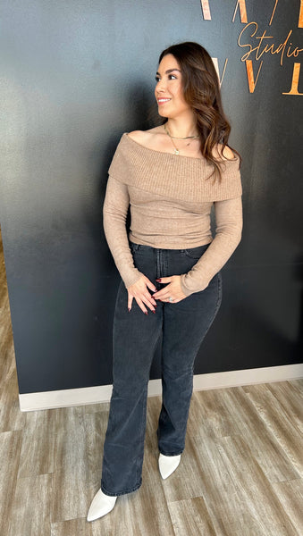 Adaline off the shoulder sweater