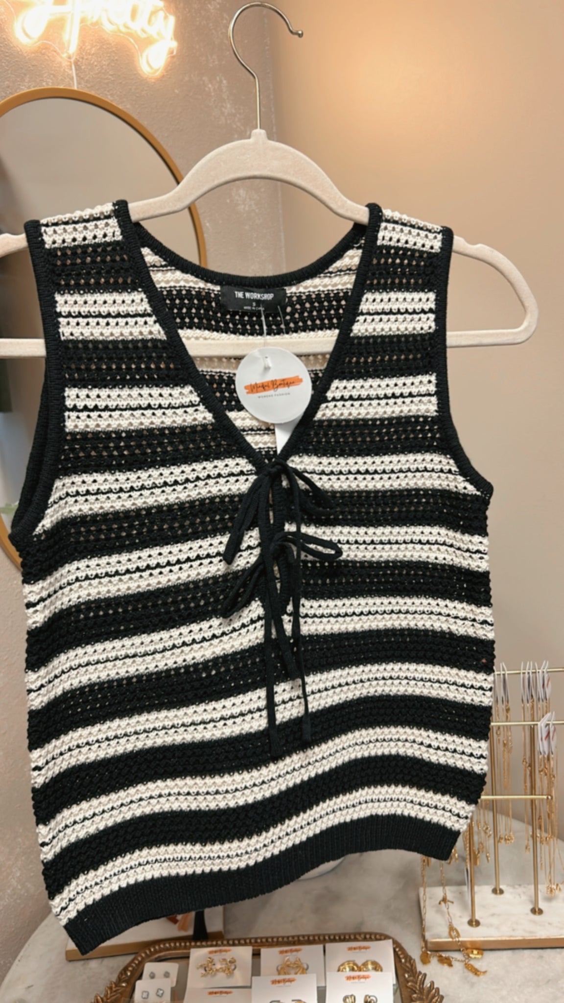 Crochet sweater vest